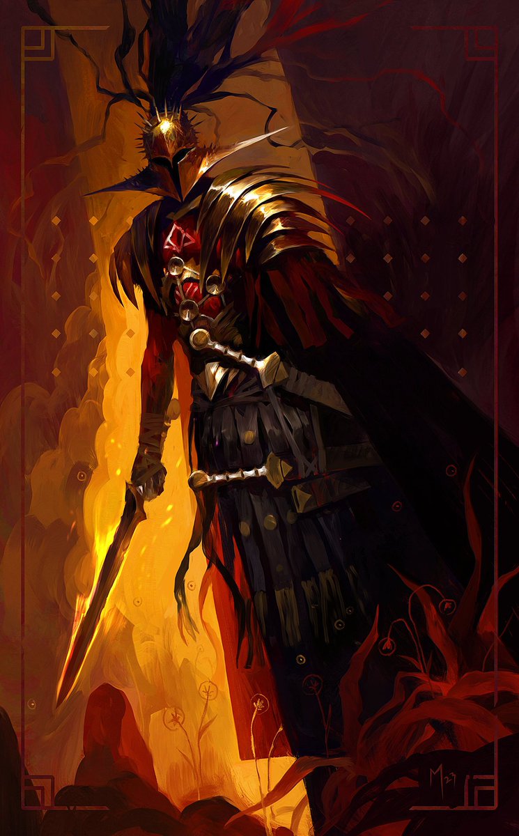 Hi I am Dominik. I do fantasy illustrations. Darkness in beautiful colors! :) #PortfolioDay 