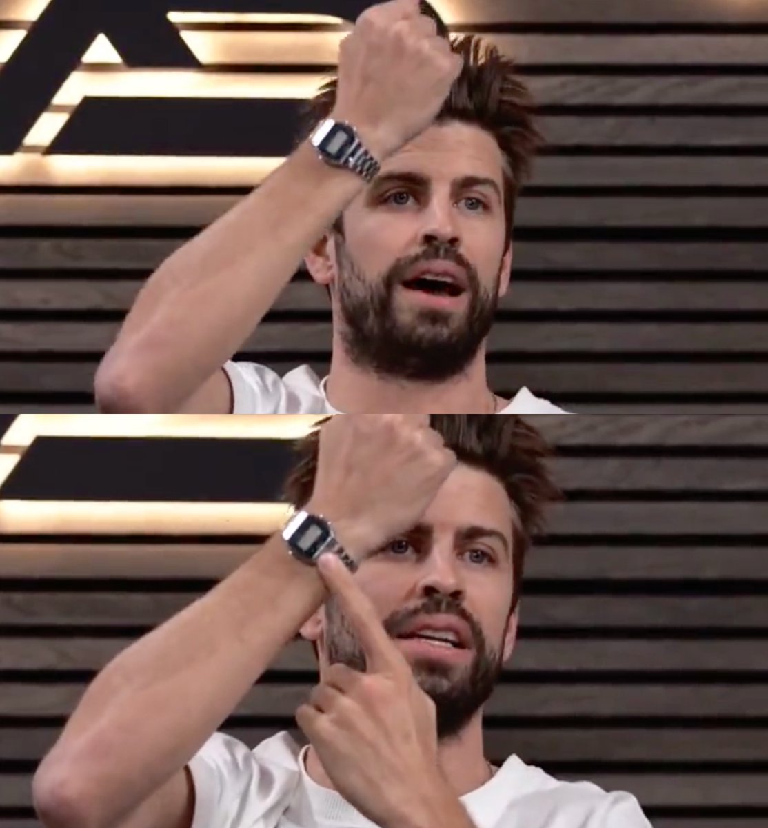 Después de la canción de Shakira, Piqué se presentó en el stream de la Kings League con un reloj Casio, les regaló uno a los presidentes de cada club y anunció que hay un acuerdo para que Casio patrocine su torneo. “Este reloj es para toda la vida, eh”. PIQUÉ SIENDO PIQUÉ. 