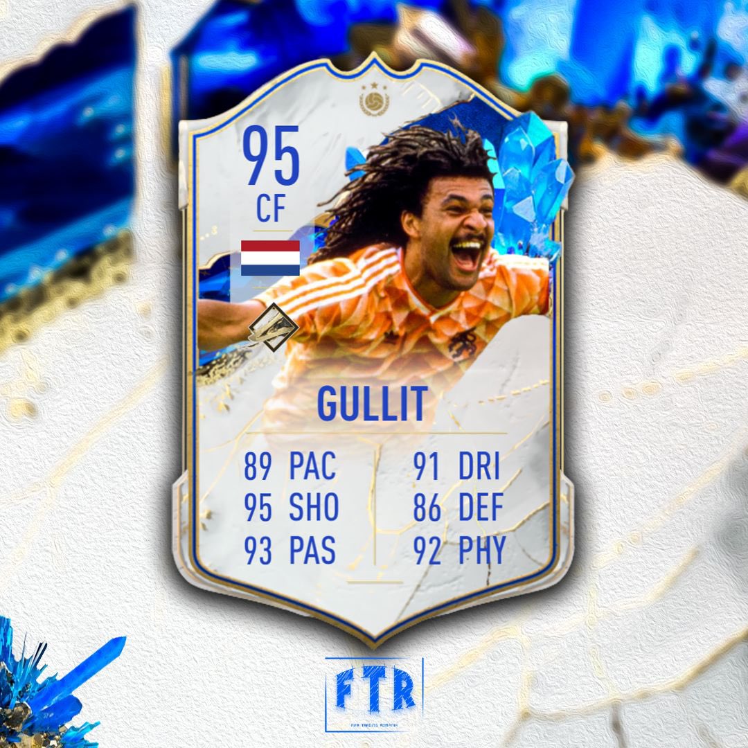 🚨🚨Gullit is coming as TOTY ICON🇳🇱

Stats are prediction❌
Hype✈️

#fifa23 #totyicon 