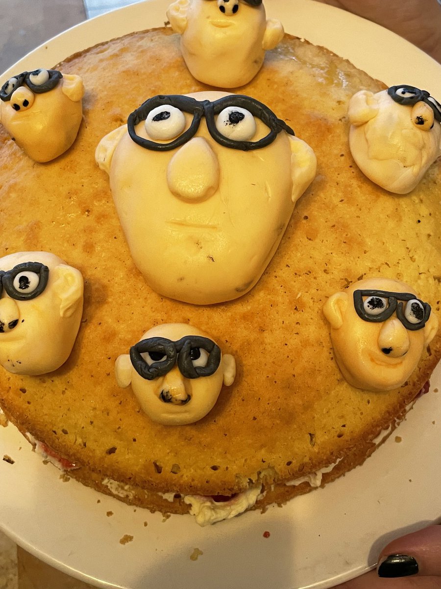 Birthday cake baked by my daughter and friends! 