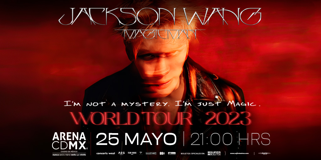 💥 @JacksonWang852 llega a la #ArenaCDMX con su primera gira mundial como solista “MAGIC MAN” ¡El próximo 25 de mayo del 2023 podrás disfrutar de su gran actuación en el  escenario! 

🎟 Boletos a la venta a partir de este 27 de enero 2023 en el sistema https://t.co/RmX8TYJ13W 