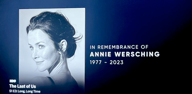 Thank you @hbomax for the tribute to our beautiful Annie. @HBO #thelastofus 🌈🌻 