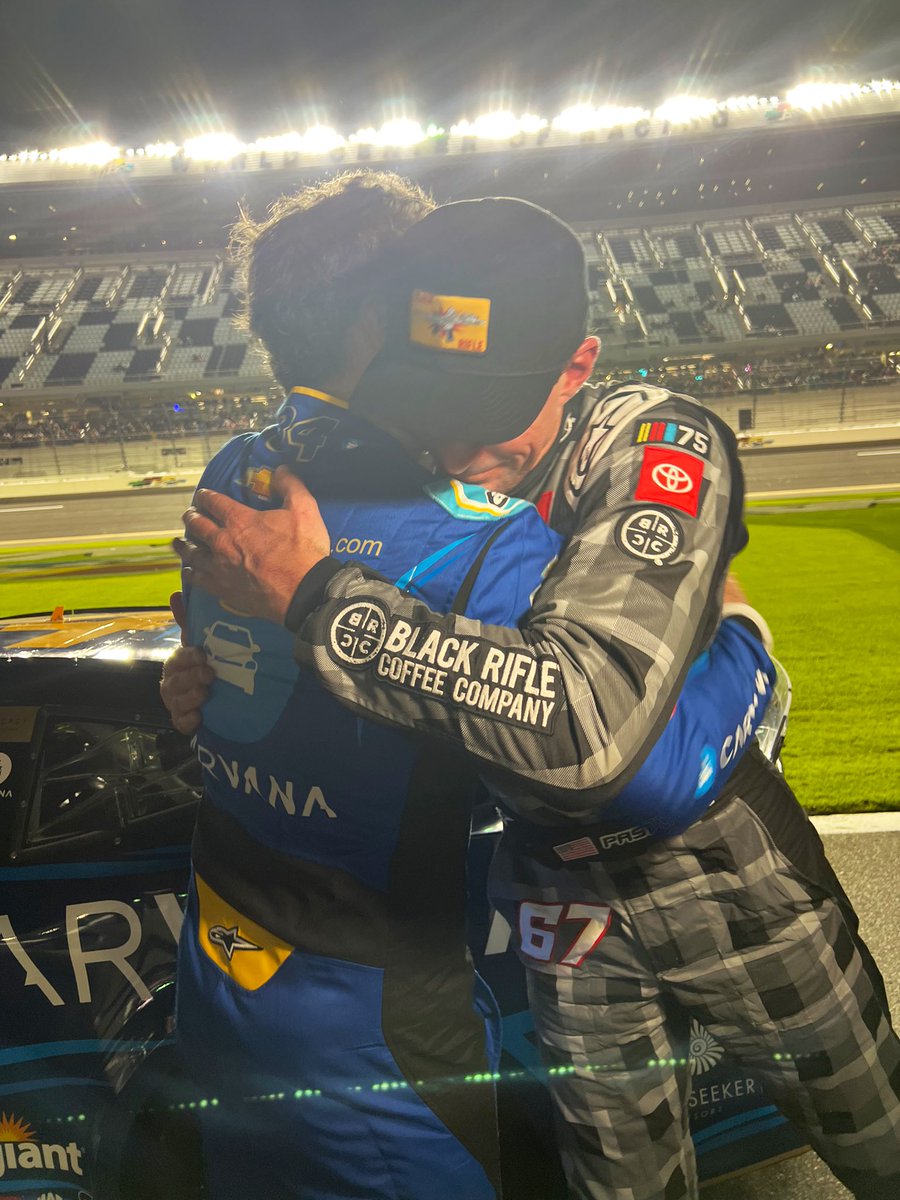 Talk about a special moment for two icons….

@JimmieJohnson | @TravisPastrana 