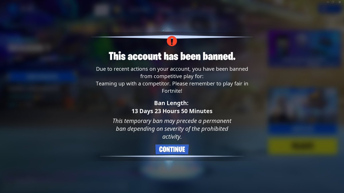 Falsely accused of teaming... I have a fncs in a few hrs. Someone please help me fix this, this is ridiculous. @FortniteGame 