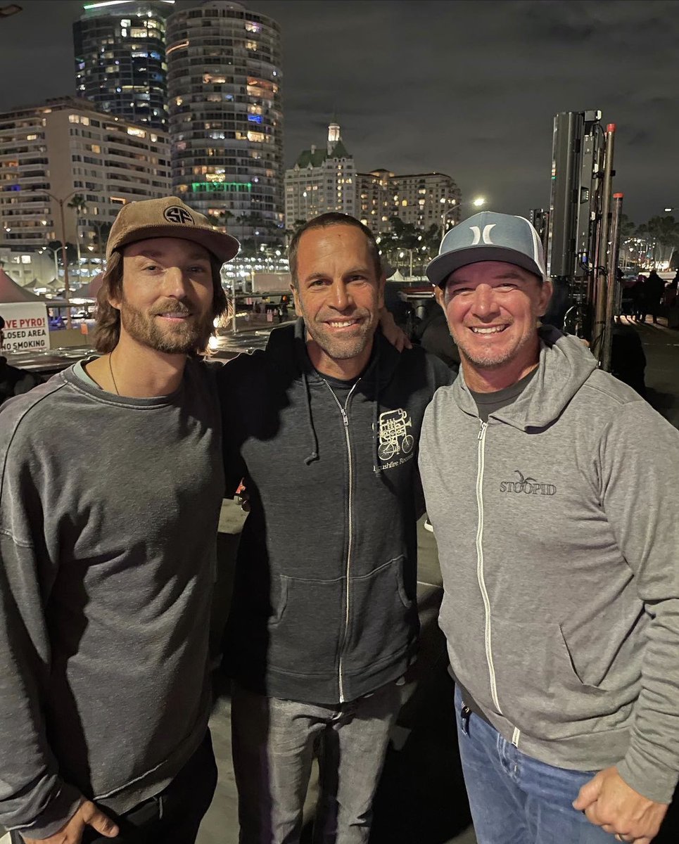Hanging with the boys backstage at the ultimate band camp 😂… @calivibesfest was on 🔥🔥🔥 @StickFigureDub @jackjohnson 