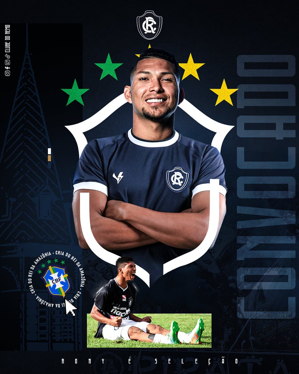 Pintou notificação! 📲

De Magalhães Barata para a Toca do Leão, da Toca para a Granja Comary e para o mundo. O atacante Rony, cria da base do Mais Querido, foi convocado pela primeira vez para a Seleção Brasileira! 🇧🇷 