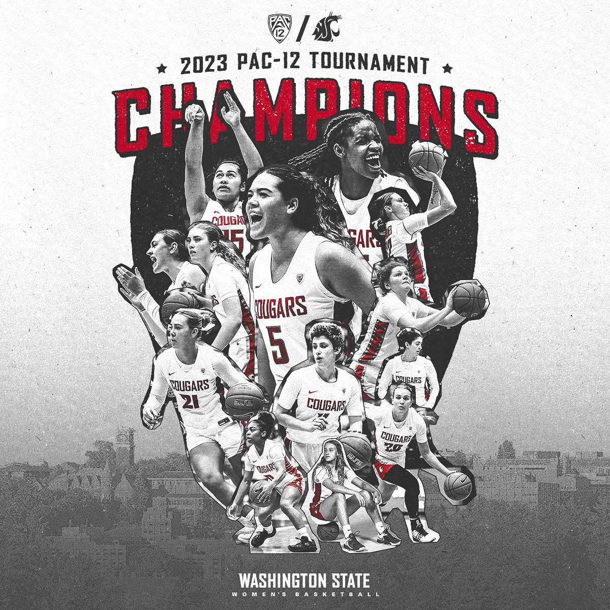 “𝐋𝐄𝐓’𝐒 𝐆𝐎 𝐆𝐈𝐑𝐋𝐒”🏆

For the first time EVER in program history, your Washington State Cougars are PAC-12 Tournament Champions🎉 