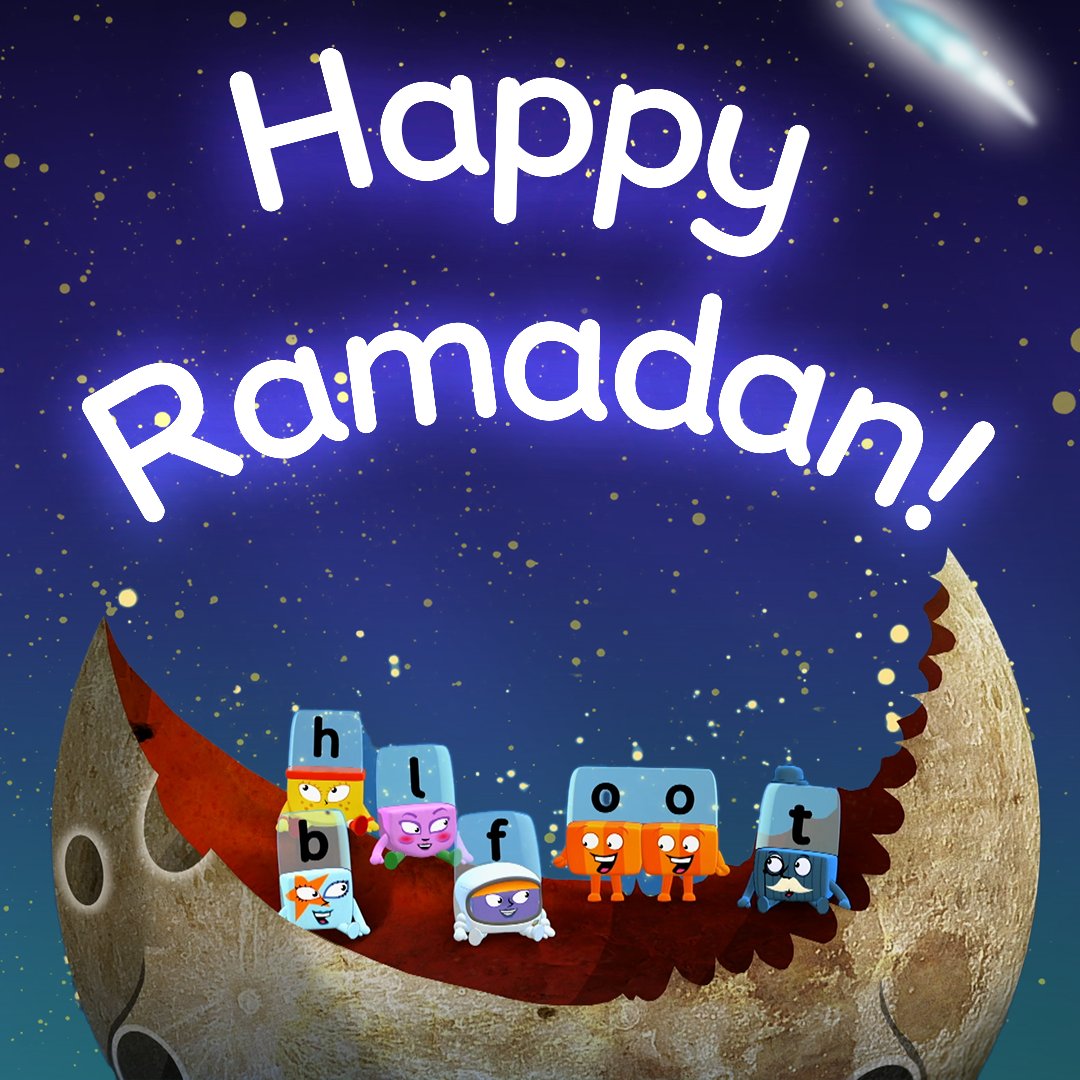 Ramadan Mubarak! ☪️  Wishing you a Ramadan full of light and love. 

#alphablocks #Ramadan #Ramadan2023 