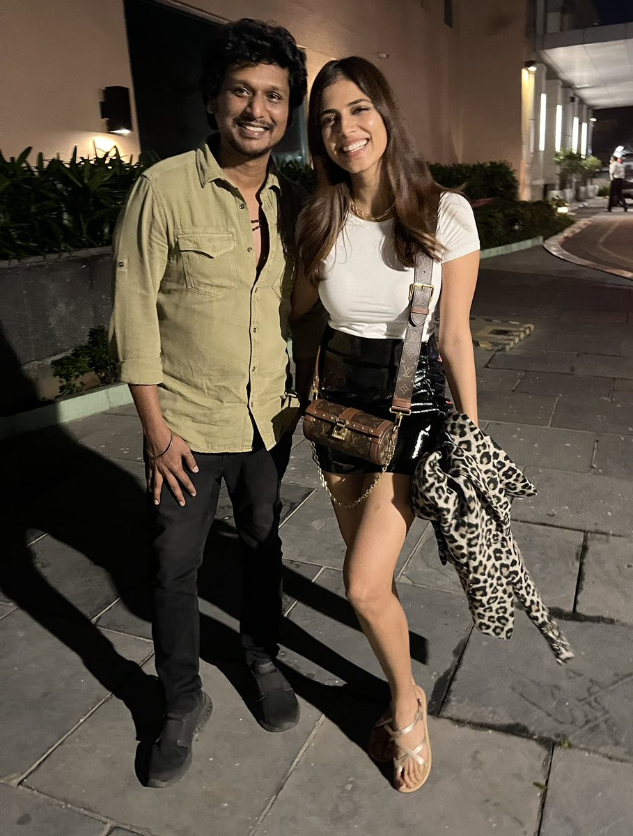 A friend who I never run out of conversations with, who is one of the most fun(and mischievous 😋) people to be around with NEVER a dull moment, who’s got my back  &amp; who makes Chennai feel like home☺️
Happy Birthday @Dir_Lokesh ! ♥️🥳
Fly higher and higher 💕 