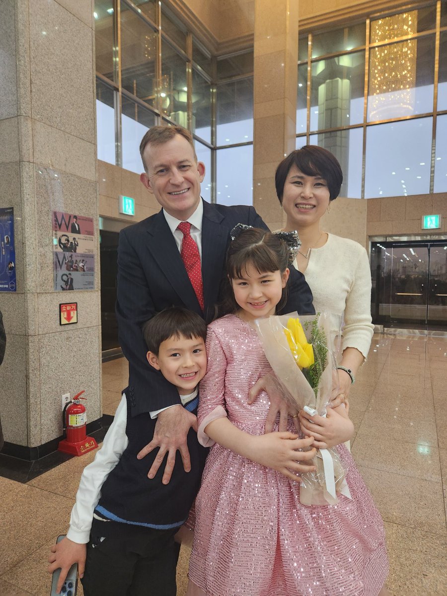 Some BBC Dad content since the 6th anniversary of the original video was last Friday.

Marion had a singing performance this past weekend, so we got some nice family pictures. 

Thanks again to all of you who follow me bc of the video. My family and I flattered by your kindness. 