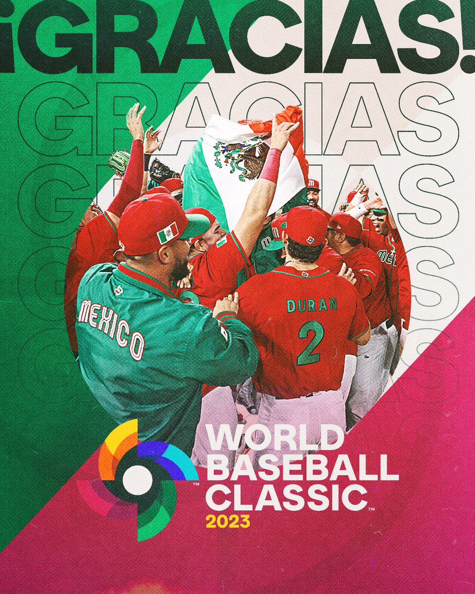 Orgullosos de estos 30 guerreros.
Gracias por hacer que todo 🇲🇽 se emocionara con ustedes.
#WorldBaseballClassic 
#YoAmoElBeis 