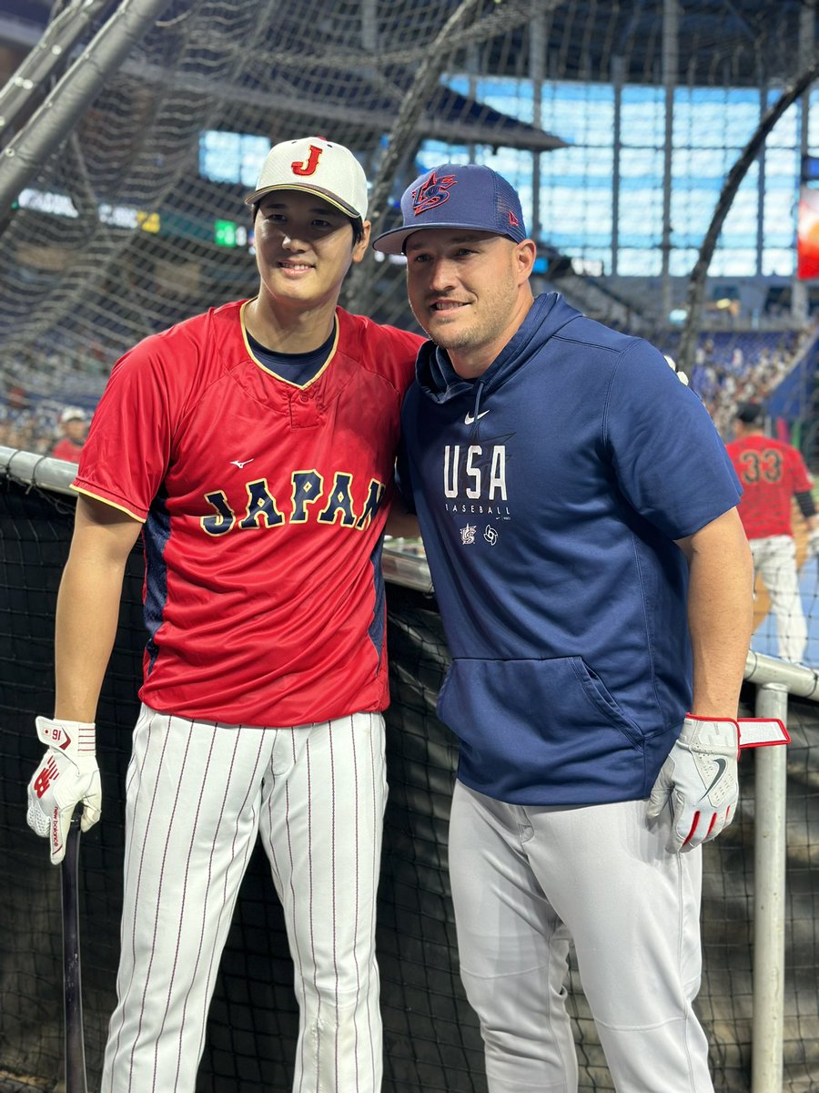 Reunited on the world’s biggest stage. #WorldBaseballClassic 