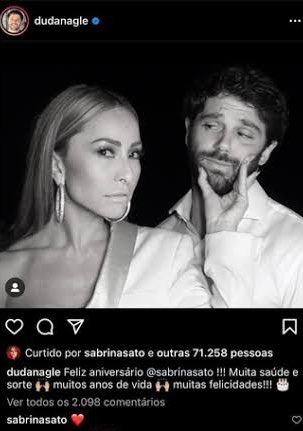 foi aqui que sabrina sato viu que não daria mais certo com o duda 