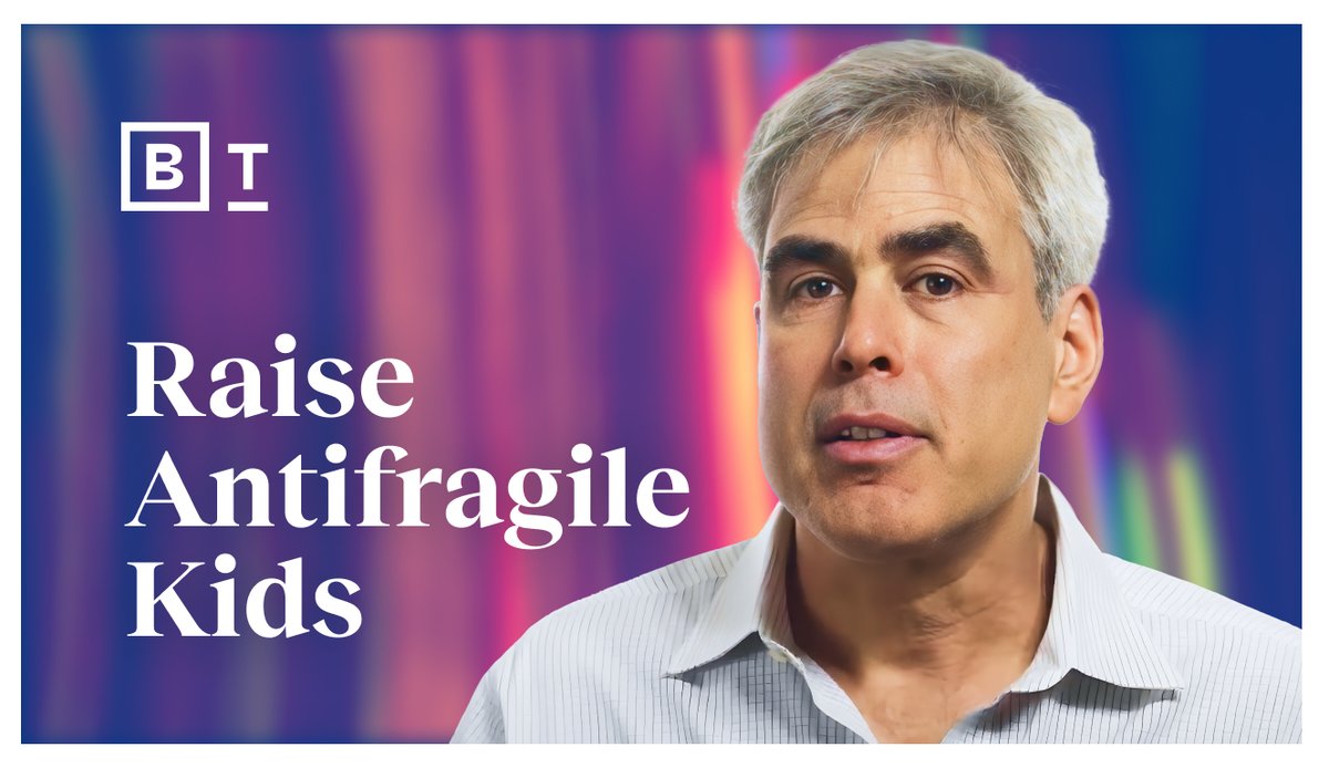 Want antifragile kids? Get out of their way. NYU Professor @JonHaidt explains why kids born after 1995 are more anxious and depressed. 