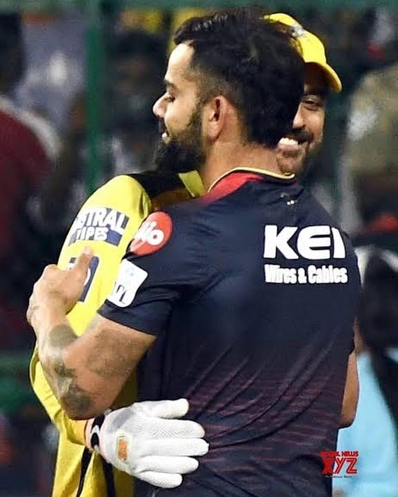 ❤️+💛= 🇮🇳 @msdhoni 