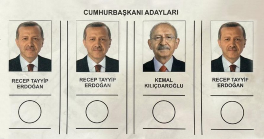 Matematik açısından Cumhurbaşkanlığı oy pusulası aslında böyle. 

Lütfen oyunu heba etme çünkü değişim anahtarı sende. 

#YeşilSolParti @YesillerSol 