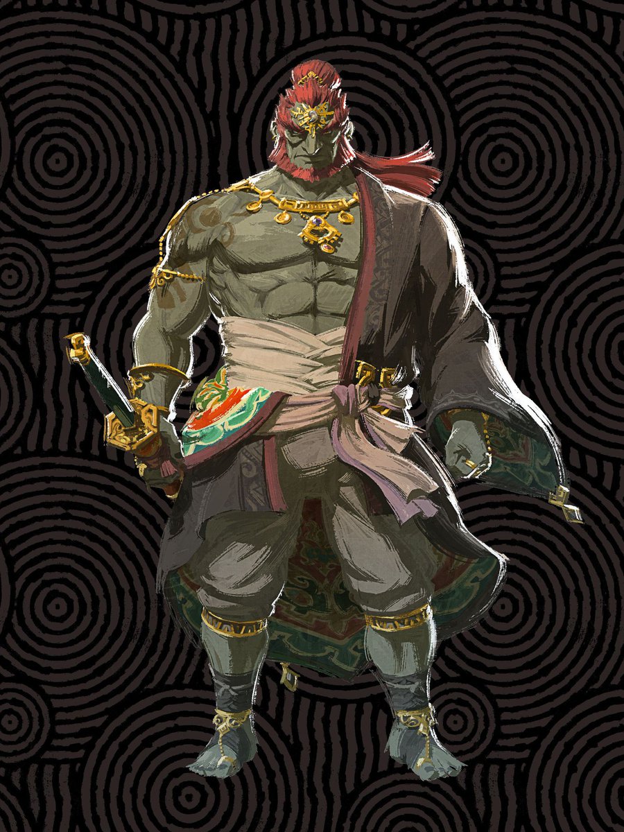New artwork of Ganondorf from The Legend of Zelda: Tears of the Kingdom. 👀 
