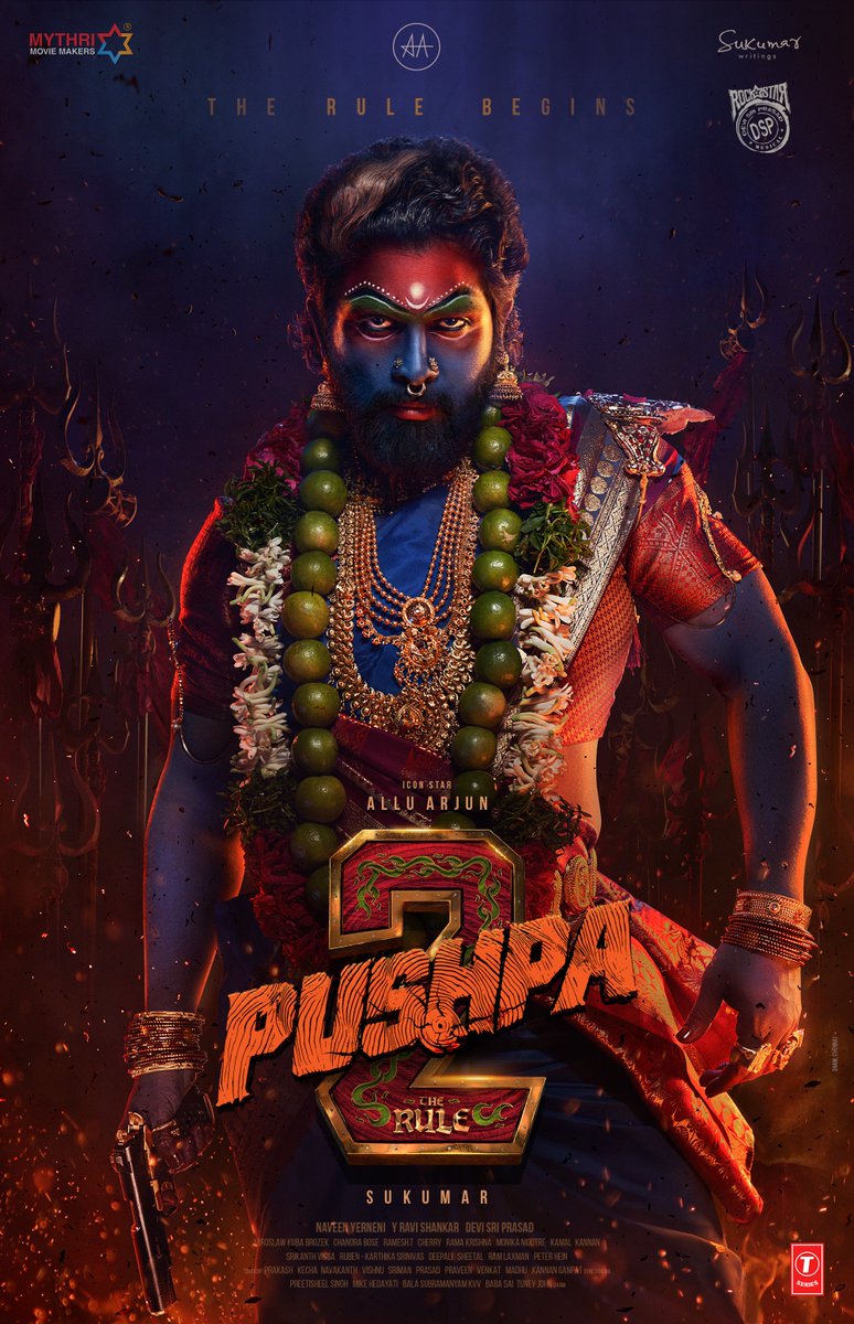 The Magnanimous Journey of an Impact actor and Our Icon stAAr @AlluArjun is always inspiring ❤️‍🔥

Wishing the glorious Happy Birthday Pushpa Raj. Can't wait to witness your Massive avatar in #Pushpa2TheRule 💥

#HappyBirthdayAlluArjun 