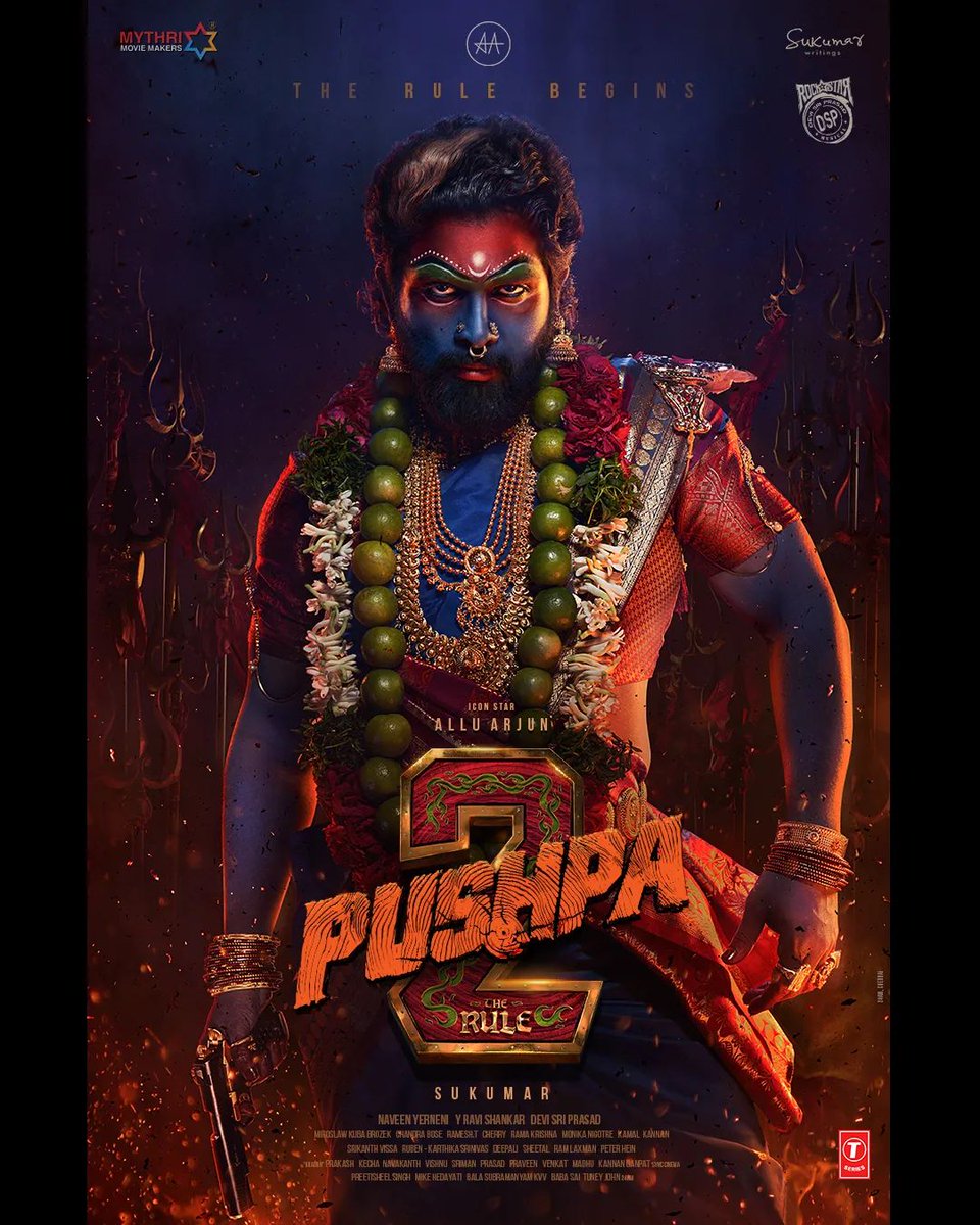 Happy Birthday to the Most Passionate, Dedicated, Hard Working, Stylish and the Fire Himself 🔥 

‘The Icon Star’ @alluarjun  garu 😍😍 🤗 🤗 

#HappyBirthdayAlluArjun #WhereIsPushpa #Pushpa2TheRule - The Hunt Begun. 