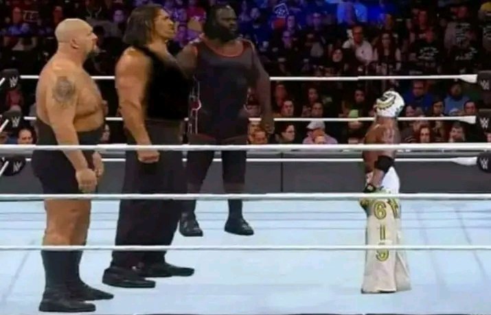 I stopped watching wrestling when Rey Mysterio won this match 😂😂😭💀