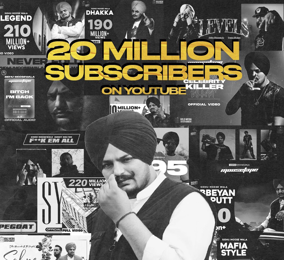 “Na Mera” lai ke view count high kardi, mere siron chale YouTube ajjkal ⛳️ 