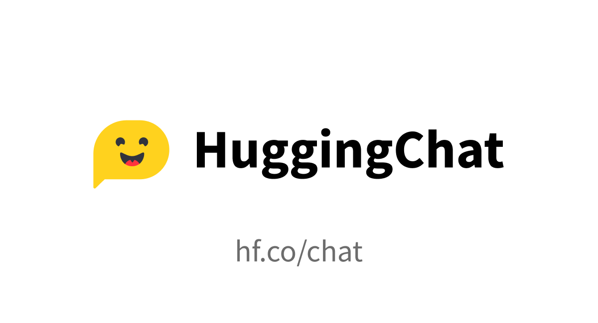 Some people said that closed APIs were winning...

but we will never give up the fight for open source AI ⚔️⚔️

Today is a big day as we launch the first open source alternative to ChatGPT:

HuggingChat 💬

Powered by Open Assistant's latest model – the best open source chat 