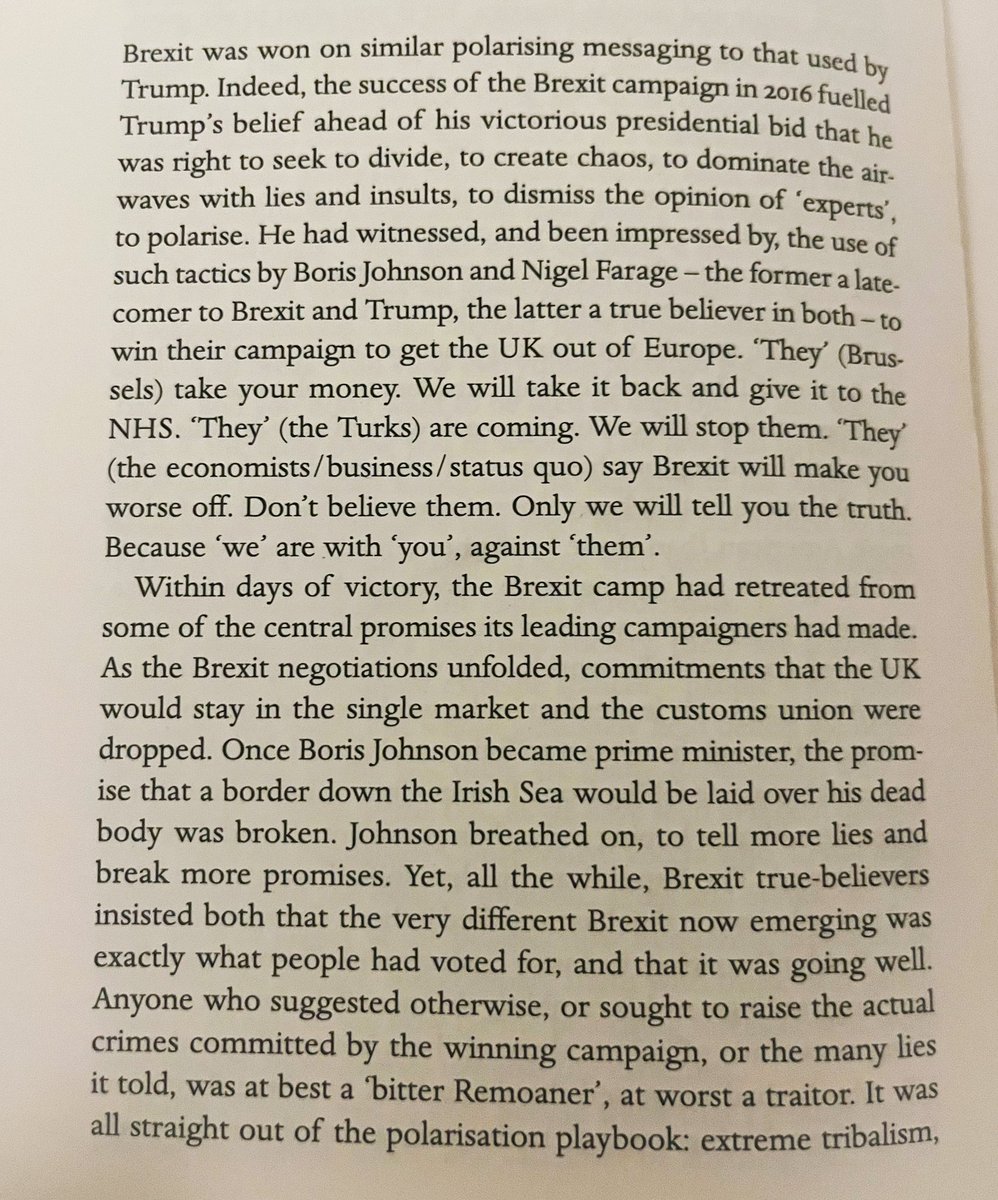 . @campbellclaret one of the best and most succinct pages of text I’ve read in a long time. Captured my every thought since 2016 in one page. 