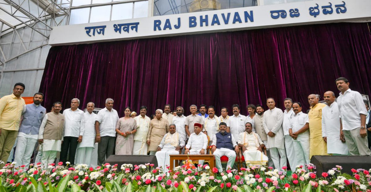 I thank profusely Shri @kharge,
Shri @RahulGandhi, Shri @siddaramaiah and Shri @DKShivakumar for having given me the opportunity to serve the people of Karnataka as Minister for Health &amp; Family Welfare.

It is a great honour for me be to be selected amongst a galaxy of leaders. 