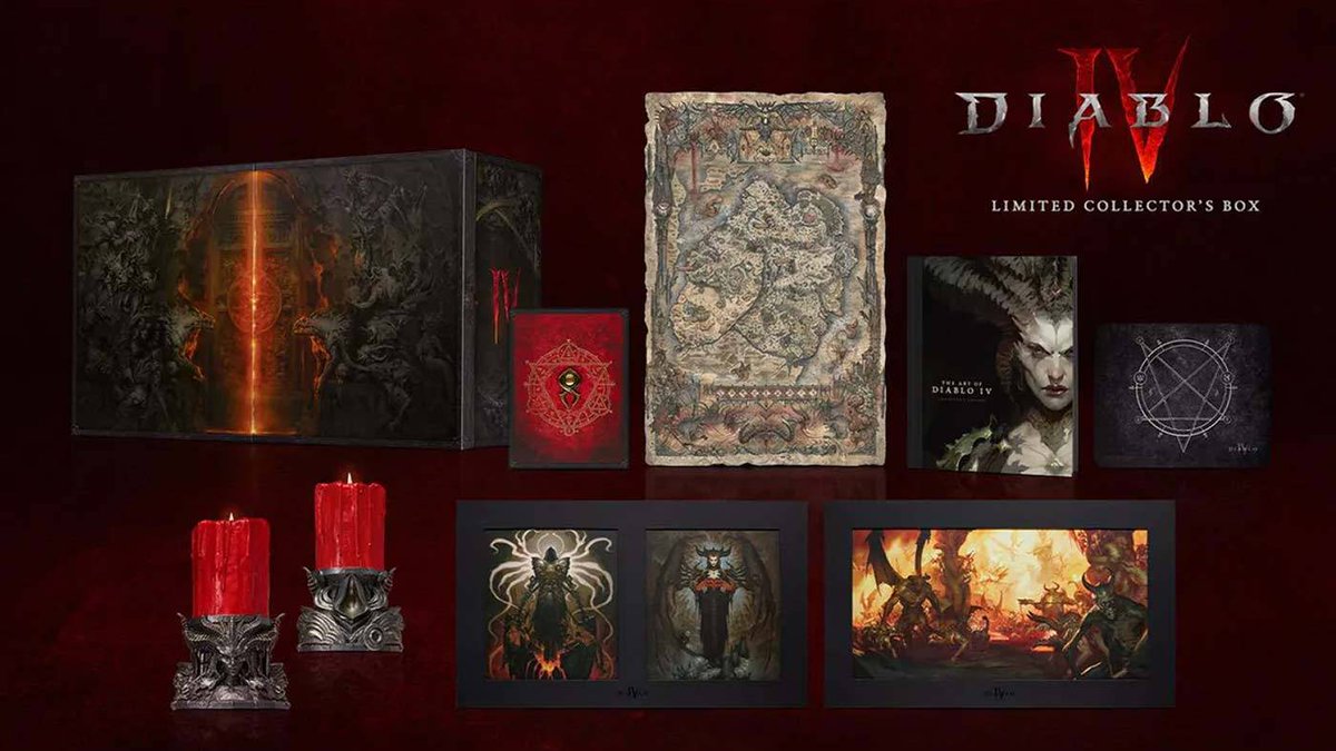 🔴Fextralife #Giveaway LIVE

In anticipation of the #Diablo4 full release, we're giving away 5 Limited Collector’s Boxes! 

*game not included*

Includes:
⚔️Candle of Creation
⚔️Mousepad 
⚔️Cloth Map of Sanctuary
⚔️Art Book &amp; More! 

ENTER NOW: https://t.co/4PTQTTJ4pi

#DiabloIV 