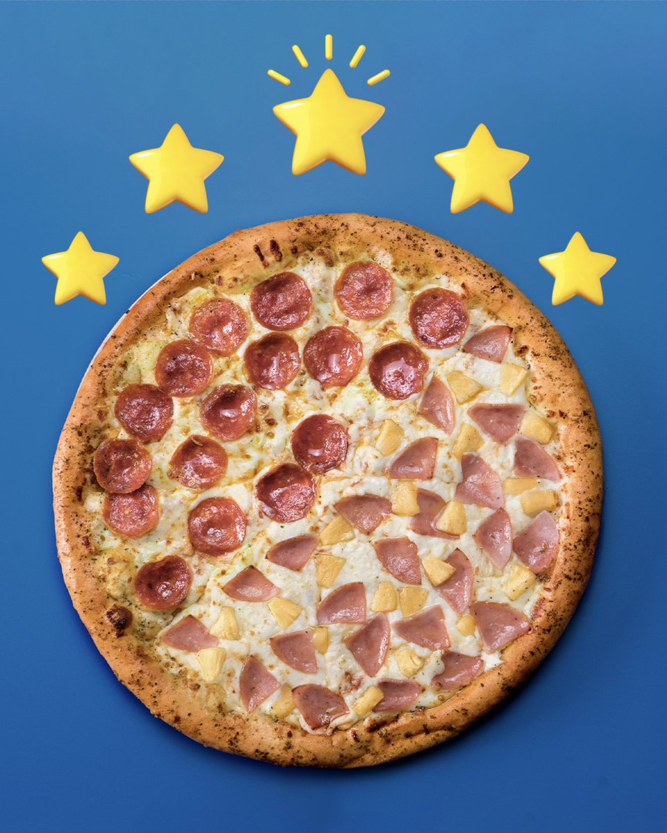 Nada es mejor que disfrutar #StrayKids 🎤... bueno sí, disfrutarlo con una Domino's 🍕. Al primer #STAY que suba una foto con una playera o chamarra de #skz 😉 le regalamos una pizza para disfrutar #5-Star ⭐. 