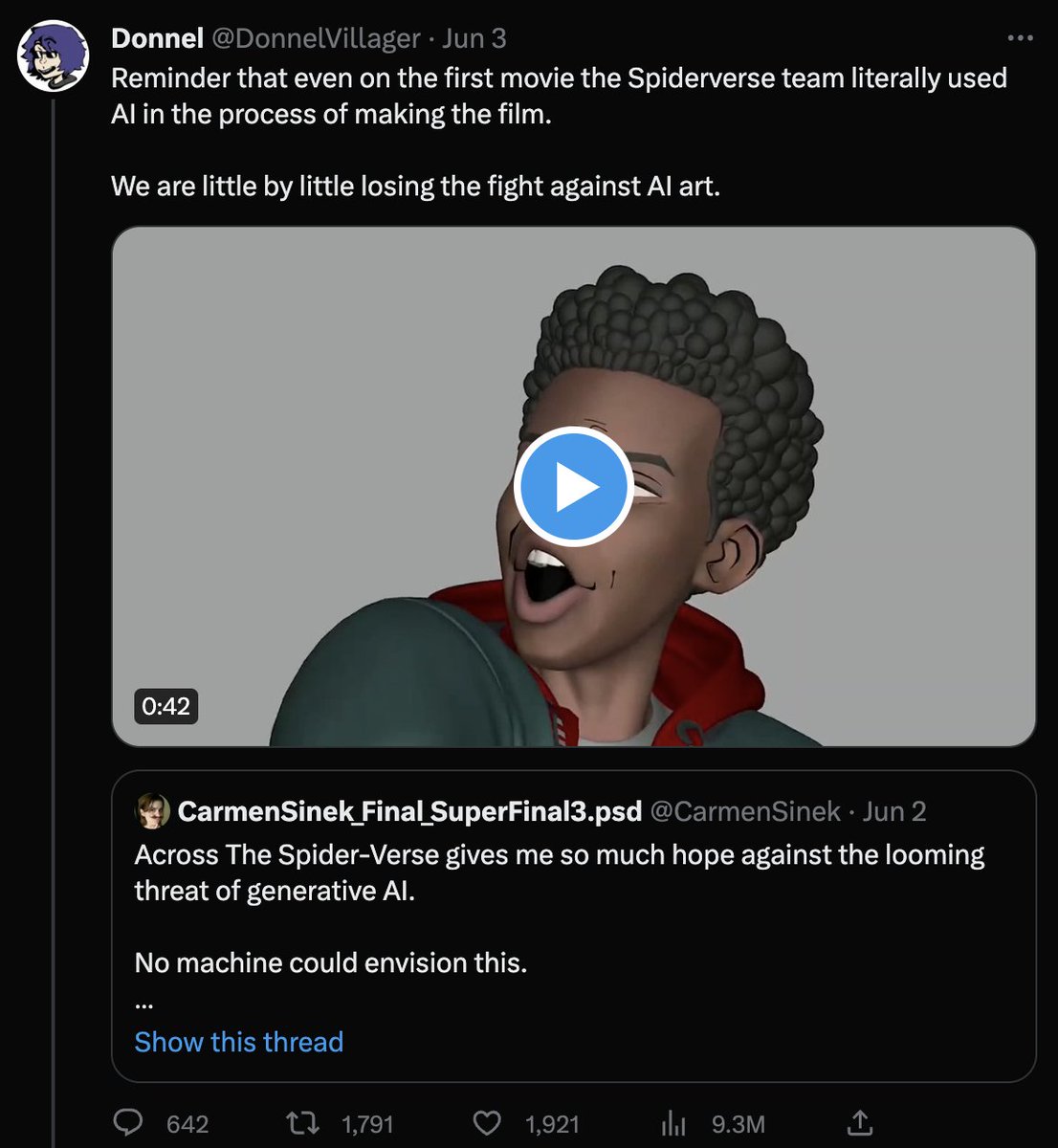 You ever get ratio'd so badly that you fake being in a car accident? 
