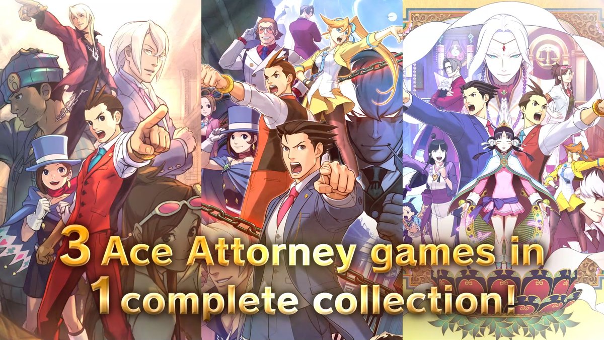 TAKE THAT! Court is back in session with Apollo Justice: Ace Attorney Trilogy, launching 2024!
Featuring the 4th, 5th, and 6th mainline Ace Attorney games, join Apollo on his journey to bring order to the courts and bring an end to the dark age of the law!
https://t.co/2yPf4Qm5Di 
