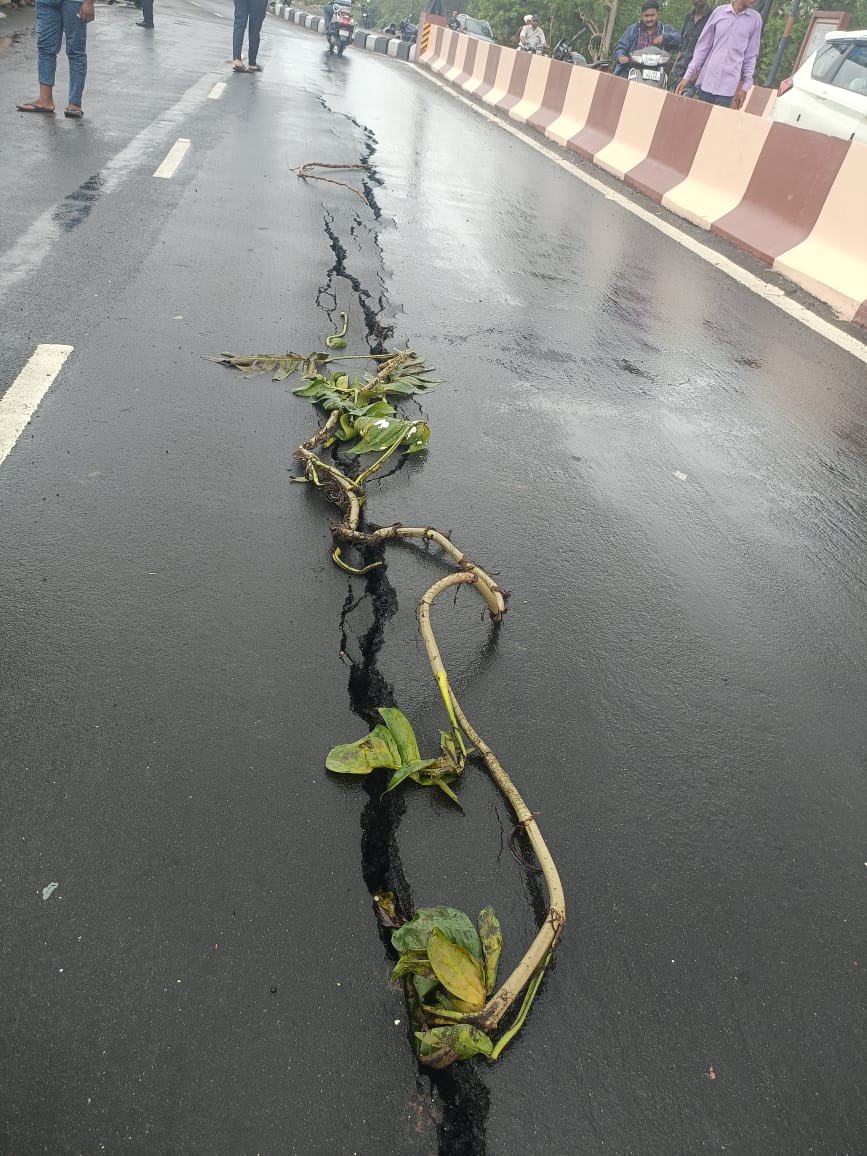 एक महीने पहेले गुजरात के मुख्यमंत्री ने अपने हाथो से जिस ब्रिज का ओपनिंग किया था वो ब्रिज आज पहली ही बारिश में ढह गया। 

मोदी जी कल भोपाल में भ्रष्टाचार पर बड़ा बड़ा ज्ञान दे रहे थे लेकिन गुजरात में भ्रष्टाचार का यह हाल है। 

पिछले एक महीने में यह तीसरा बड़ा ब्रिज है जो टूटा है। 