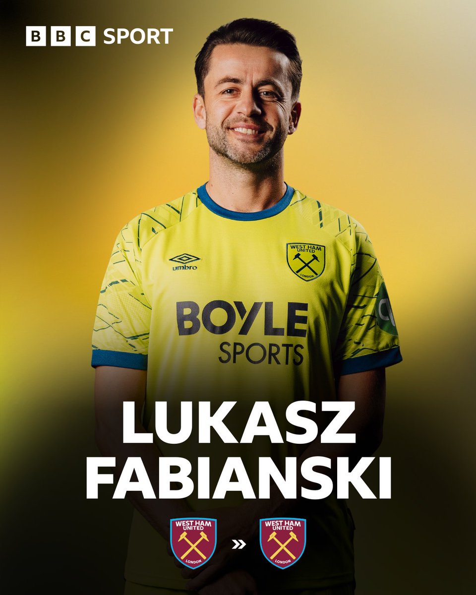 After seven years with West Ham, Lukasz Fabianski has joined... West Ham! 😄
 
The goalkeeper has returned to the Hammers after being released in the summer, following Wes Foderingham's departure. 