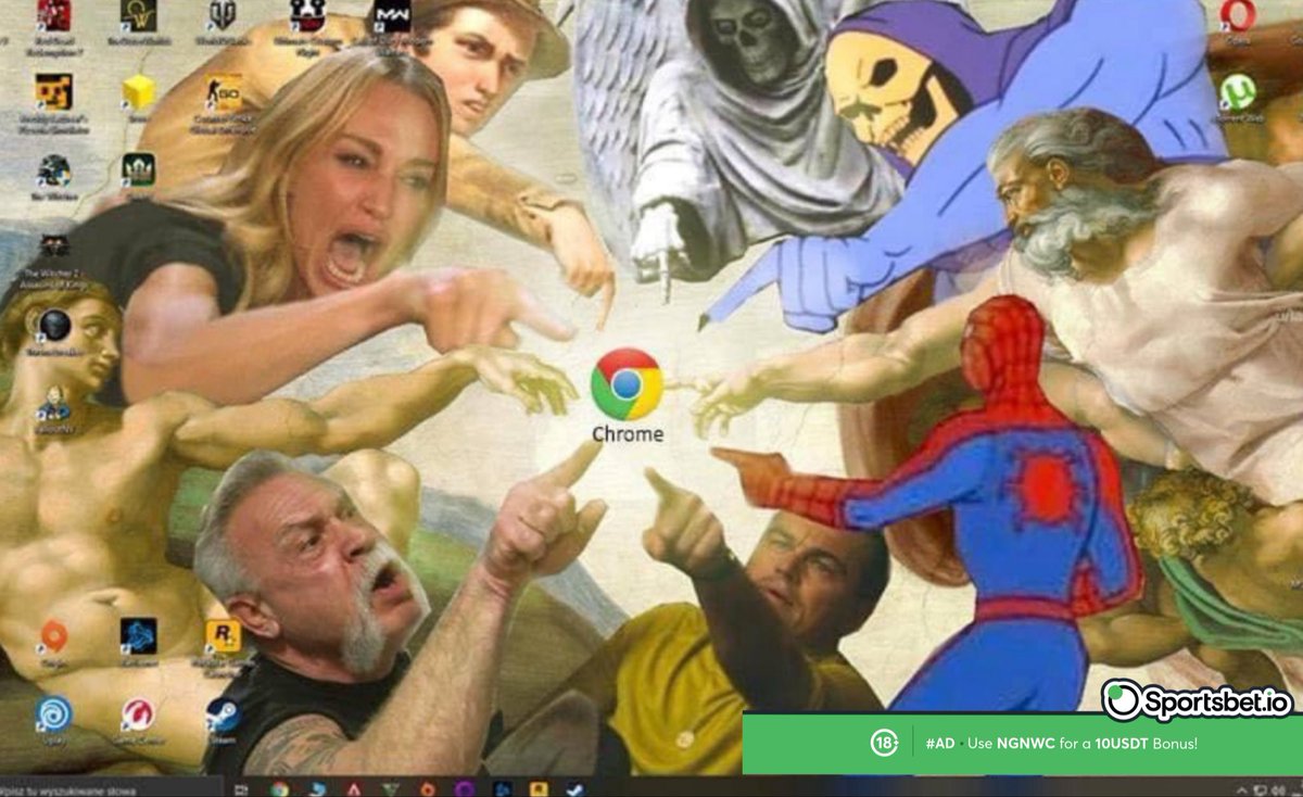 My dad’s always searching for Google Chrome on his PC, so I did this 😂 