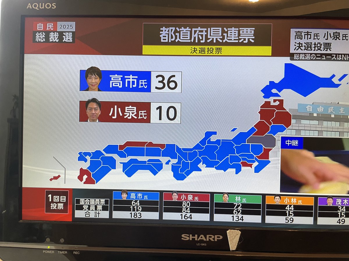 これが民意です。 