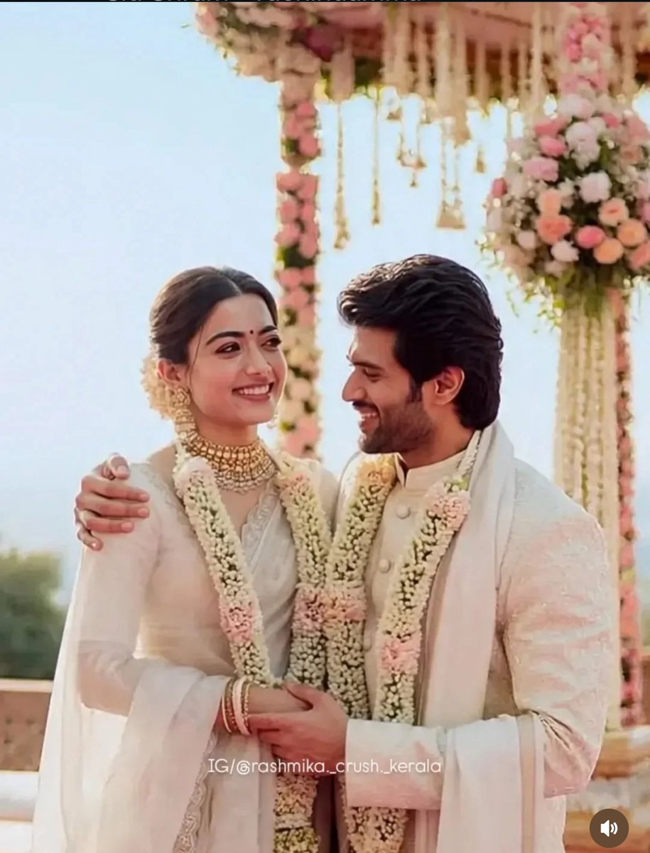 .@iamRashmika and @TheDeverakonda are engaged after dating for last few years. 
The couple got engaged in an intimate ceremony on Friday (October 3) with family members and close friends in attendance. Wedding will be in February 2026 