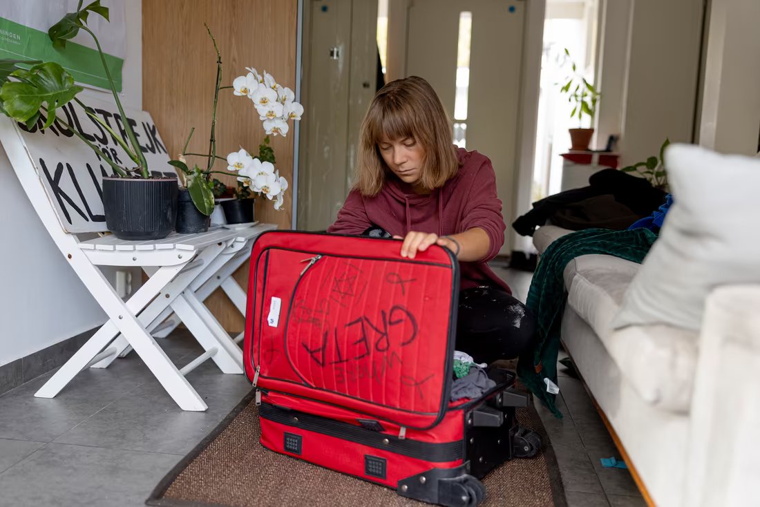 Look what they did to her bag 