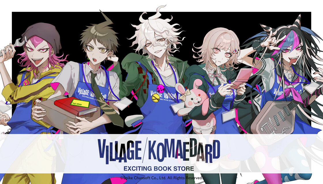 💥#スーパーダンガンロンパ2 × #ヴィレッジヴァンガード💥

『スーパーダンガンロンパ2 さよなら絶望学園』と
Village Vanguardのコラボが再び登場！

なんと今回は――
狛枝凪斗店長のもとに、超高校級のみなさんたちが集結！！👔　

激アツのイラストはすべて #くろうめ 氏による描き起こし✨ 