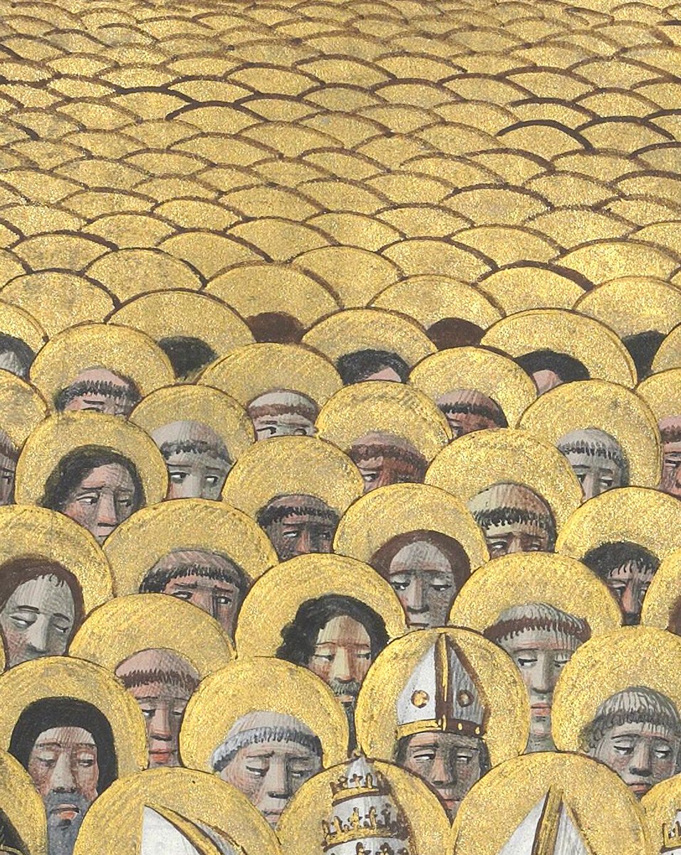 All the saints.

From the Hours of Louis de Laval, France ca. 1480. 
