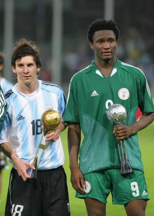 🇳🇬🗣️ JOHN OBI MIKEL: "I will never forget what happened after the U-20 World Cup final against Argentina. Messi won the Golden Ball, and I won the Silver Ball, but I felt I deserved the Golden Ball. I approached him and said in Spanish, 'You stole the Golden Ball from me. I was 