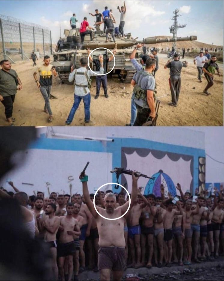 64 days ago, you raised your hands to make a V sign to celebrate massacre and terror - today, you raise your hands to surrender and lay down your weapons... and we are not done with you yet - you will still regret October 7th! 