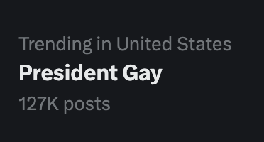I don't use this site much anymore, but it's nice to see that I'm trending when I do log in 