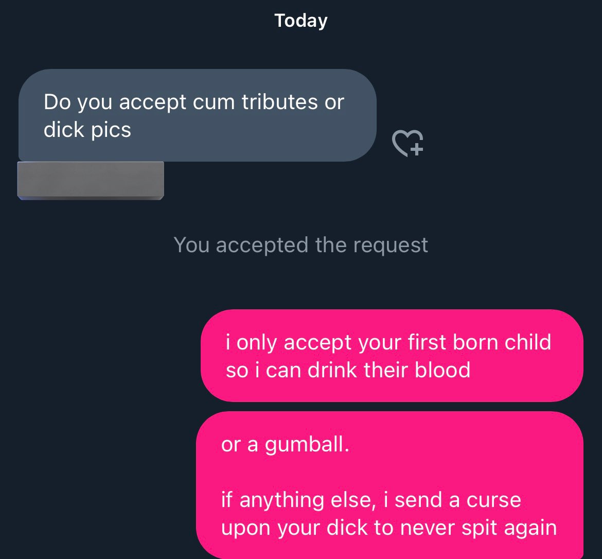 they blocked me ;-; 