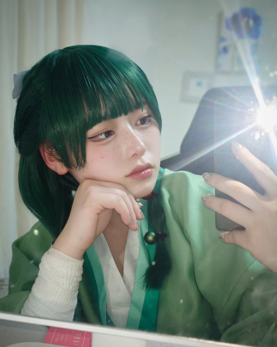 自分のそばかすがここで活かせると思わなかったうれしかった
 #薬屋のひとりごとコスプレ 