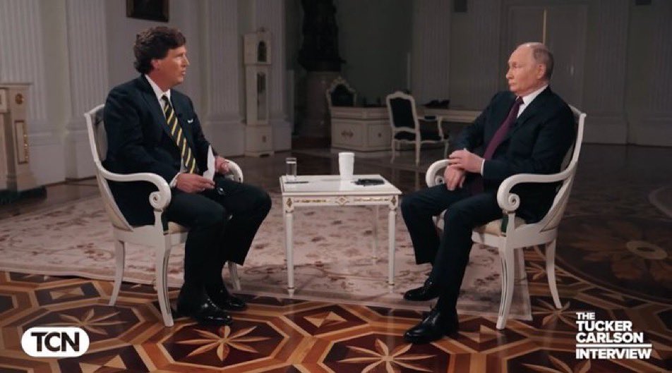 Initial thoughts after the interview:

-Putin knows way too much history
-Putin is operating on an intellectual plane far above all US politicians
-Putin appears to want cooperation but the West have isolated Russia
-Putin does not want to invade Poland or take over the world 