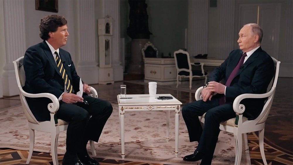 Key takeaway from Russian President Vladimir Putin’s interview with Tucker Carlson. 

Thread 🧵 