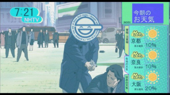 The Laughing Man Incident from #GhostinTheShell: Solid State Complex will happen today, February 3, 2024! 

Today is the only day you can retweet this iconic moment in anime history. 