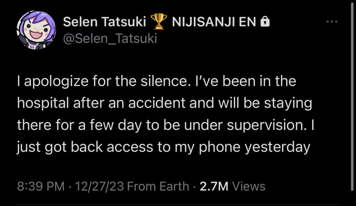 If Selen lost access to her socials on December 26th due to Niji taking them away… who made these tweets? 