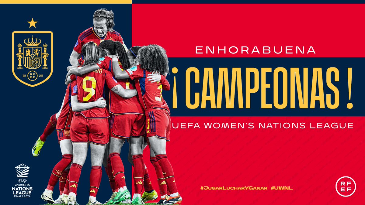 🏆 𝗦𝗢𝗠𝗢𝗦 𝗖𝗔𝗠𝗣𝗘𝗢𝗡𝗔𝗦 DE LA PRIMERA EDICIÓN DE LA #UWNL 

😭 ESTO ES INCREÍBLEEEEEEEEE.

#JugarLucharYGanar 